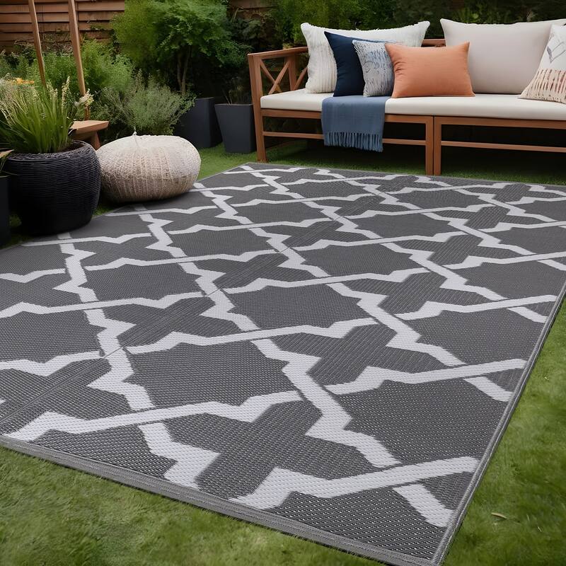 Beverly Rug Reversible Trellis Pattern Indoor/ Outdoor Area Rug