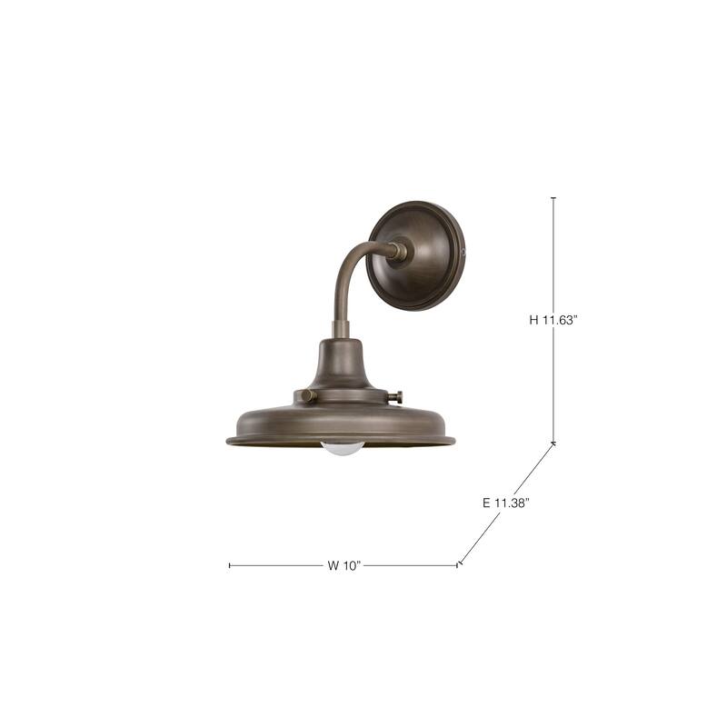 Morris Small Outdoor Lantern Burnished Bronze Finish - Burnished Bronze