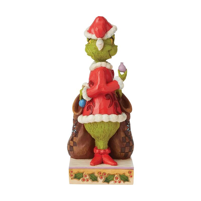 Dept 56 Two Sided Naughty and Nice Grinch Christmas Figure