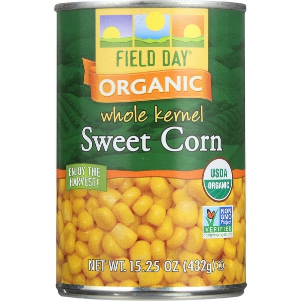 Field Day Sweet Corn - Organic - Whole Kernel - 15.25 oz - case of 12