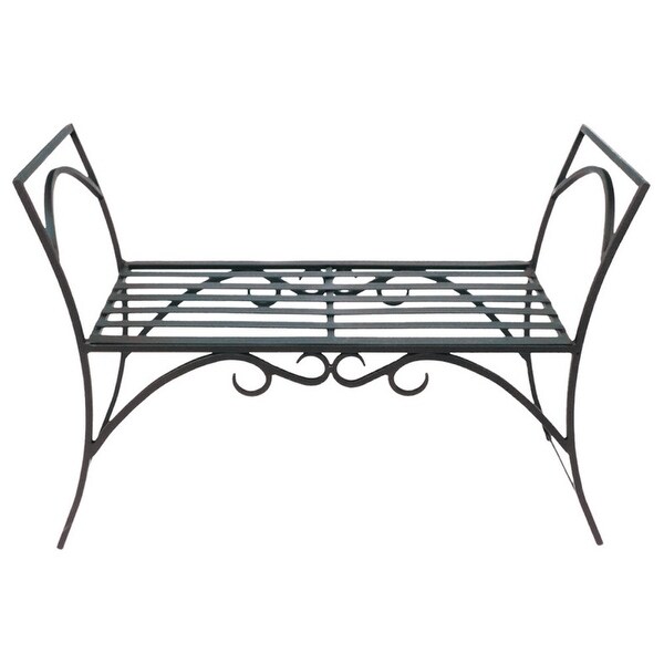 Achla Designs Wrought Iron Curved Arbor Bench