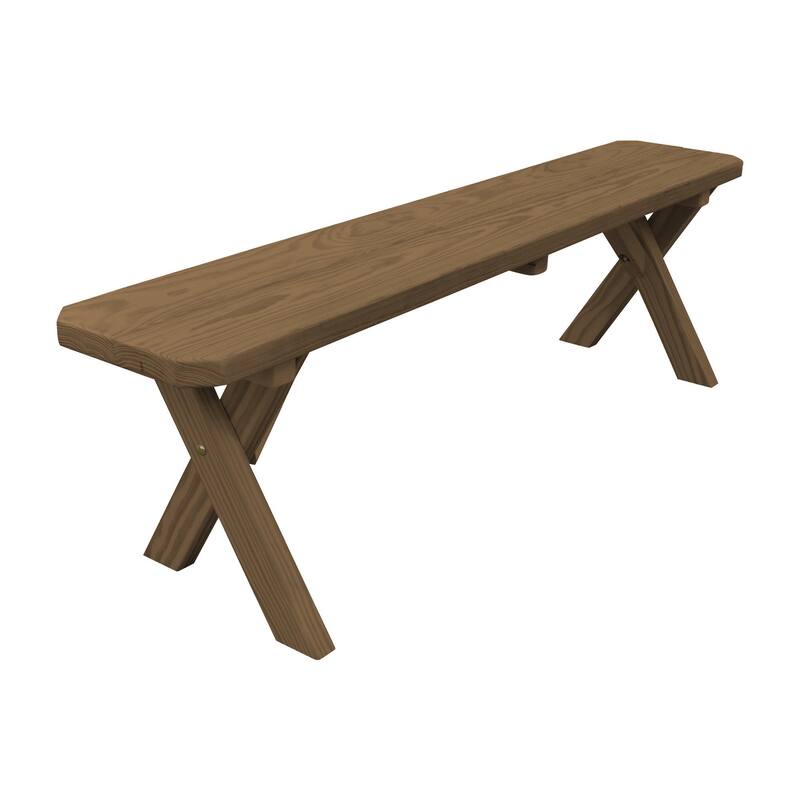 Pine 5' Crossleg Bench