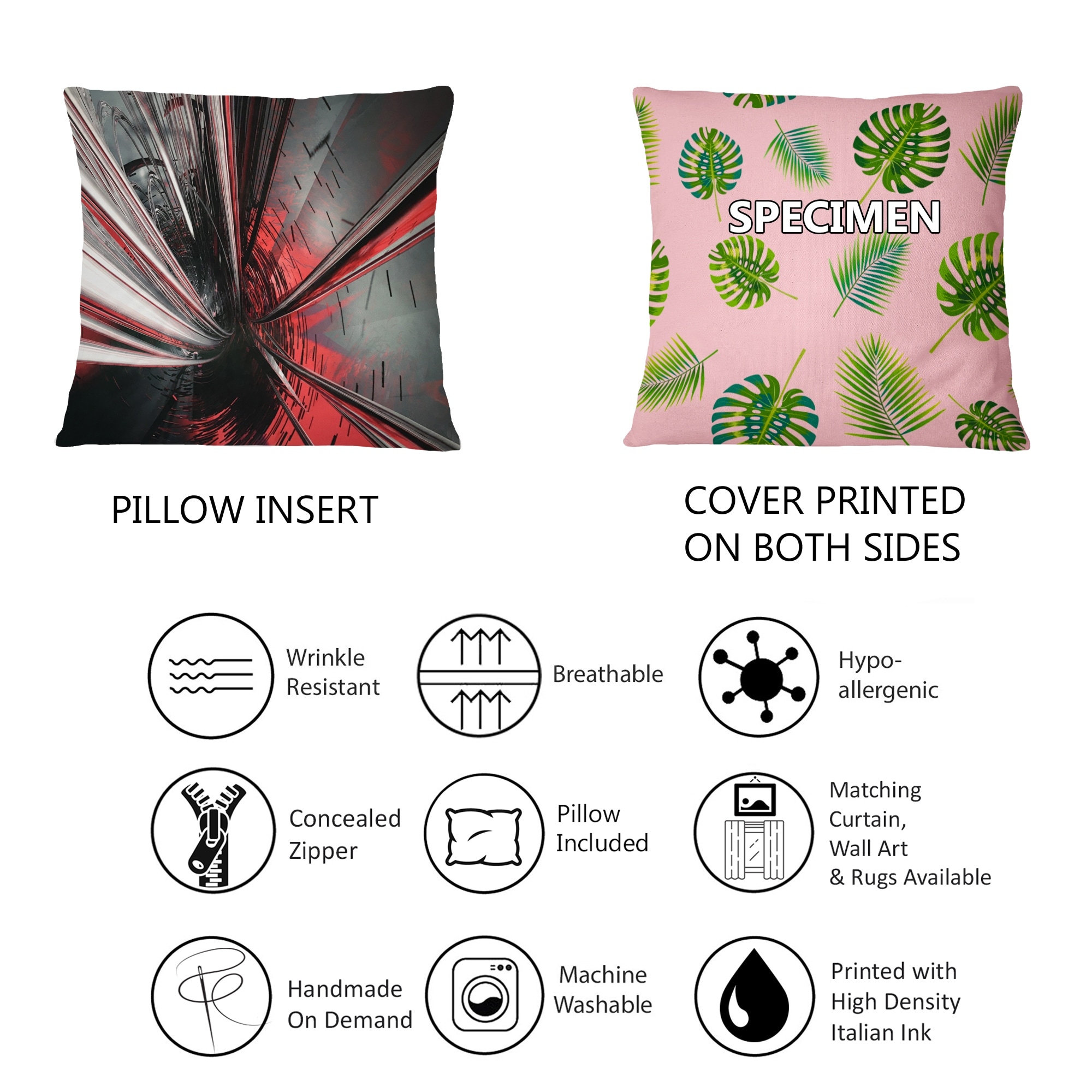 Designart 'Fractal 3D Deep into Middle' Throw Pillow - Picture 10 of 20