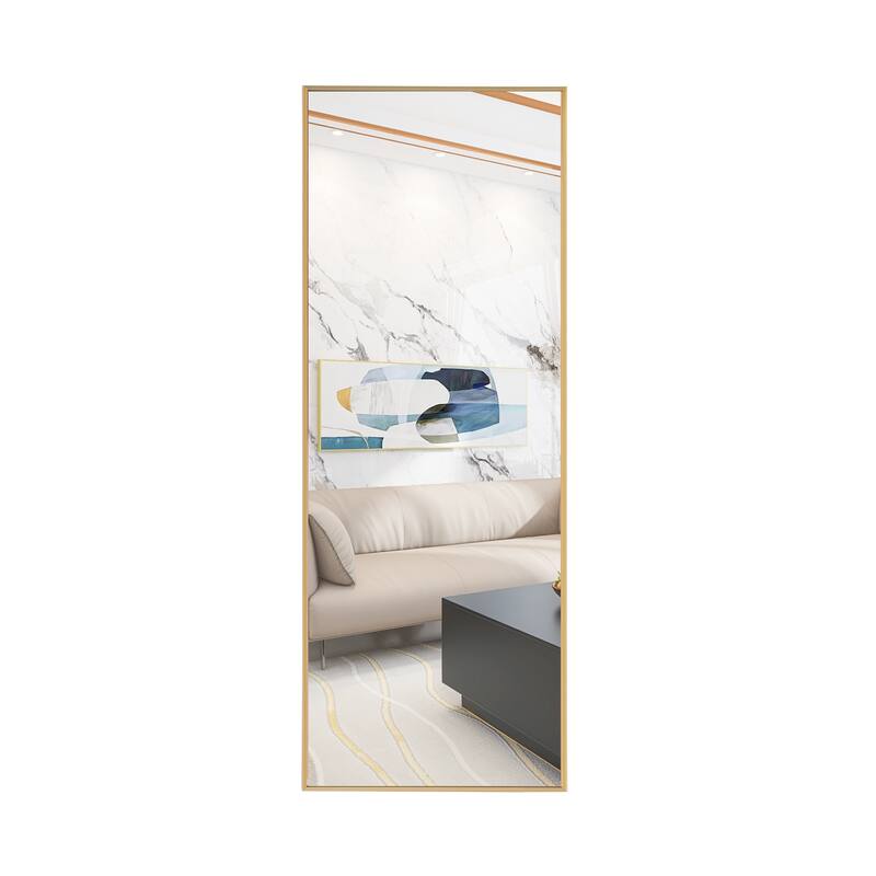 65" x 24" Full Length Mirror with Alloy Frame