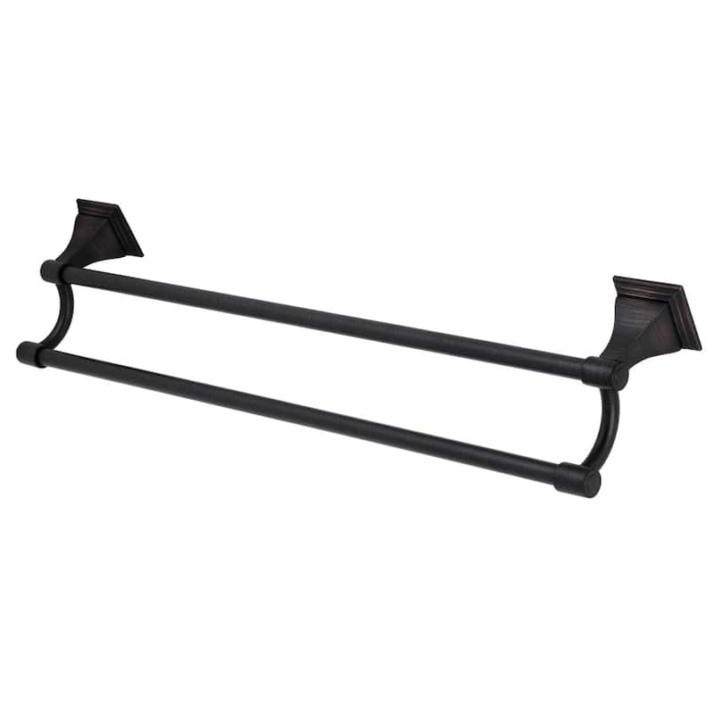 Kingston Brass Monarch 24-Inch Dual Towel Bar - Oil Rubbed Bronze