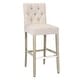 preview thumbnail 10 of 29, Carter 29" Button Tufted Bar Stool (Set of 2) Antique Gray Finish
