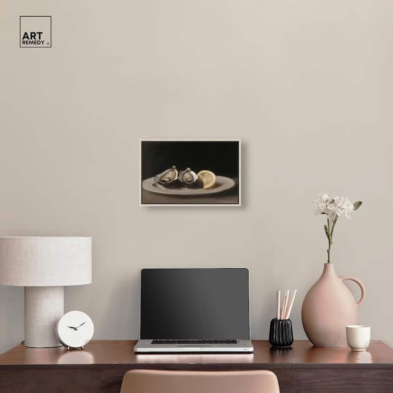 Manet's Oysters Canvas by Art Remedy