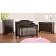 preview thumbnail 6 of 7, Glendale 4-in-1 Convertible Crib Charcoal Brown