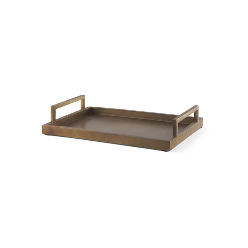 Shay Gold Aluminium Tray (Medium) - Medium