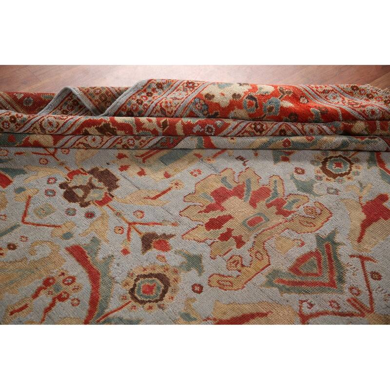 Sultanabad Ziegler Persian Large Rug Handmade Wool Carpet - 10'9" x 17'0"