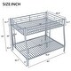 preview thumbnail 40 of 52, Heavy-Duty Metal Bunk Bed with 2 Ladders & High Guardrails, Noise Reduced, Under Bed Storage Space, for Kids Bedroom, Dorm