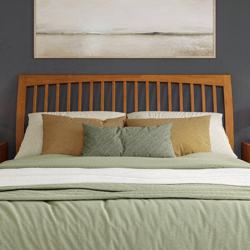 AFI Orleans Solid Wood Low Profile Platform Bed with Matching Footboard