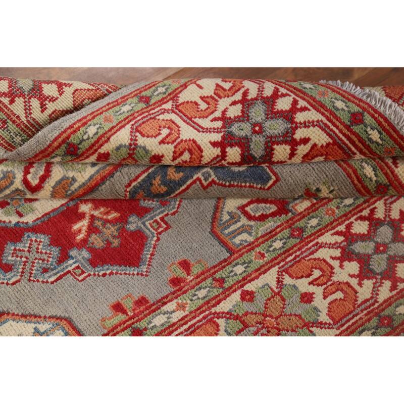Kazak Foyer Rug Handmade Home Decor Wool Carpet - 3'5" x 4'9"