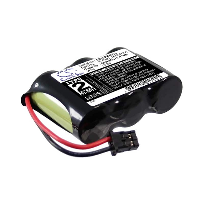 Battery for GE BT-11 Sony BP-T16 Panasonic Type 2 HHR-P301 P-P301 KX-A36A BT185 - Black - Black