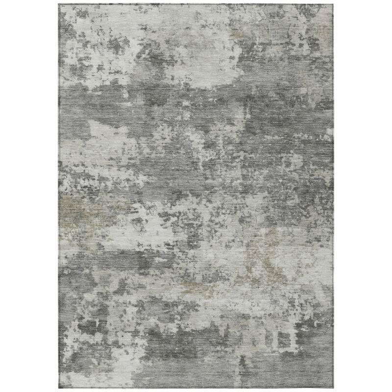 Machine Washable Indoor/ Outdoor Modern Jenna Chantille Rug
