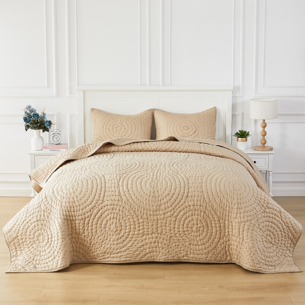 Hand Stitch Cotton Voile Quilt Set