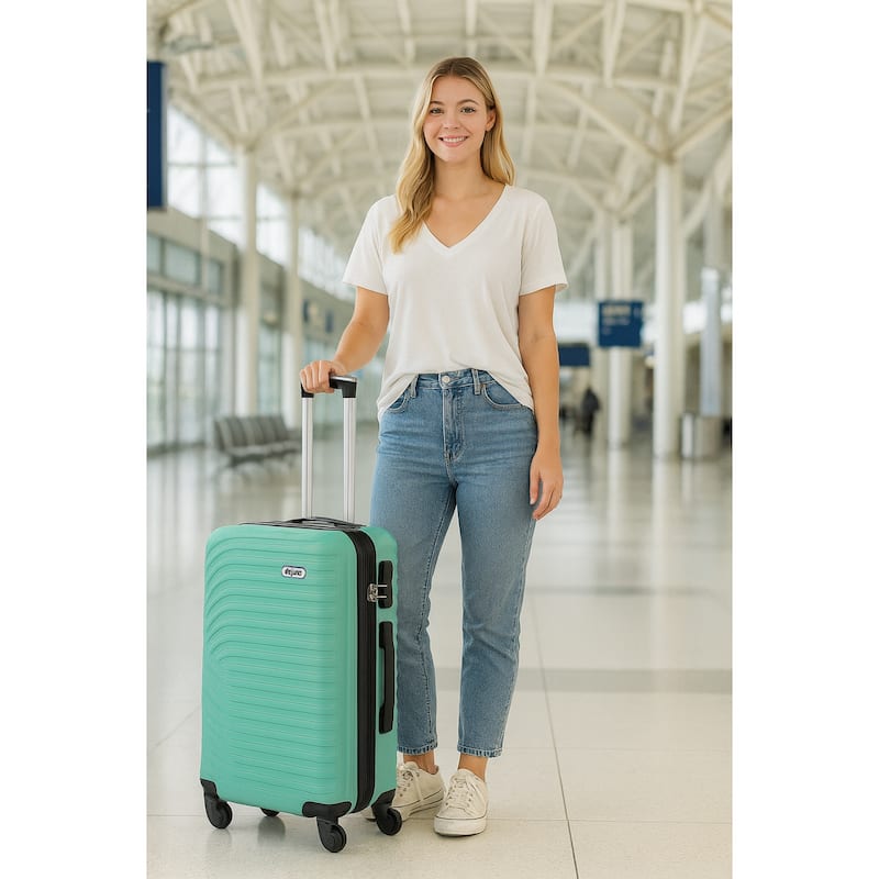 Craft Hardside 24-Inch Chequed Lightweight Spinner Luggage