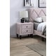 preview thumbnail 12 of 21, Velvet Gorgeous 1pc Nightstand for Bedroom Furniture