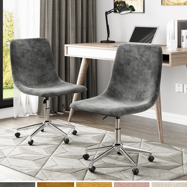 ergonomic armless task chair