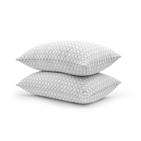 Beautyrest Charcoal Lux Memory Foam Cluster Pillow Jumbo 2PK