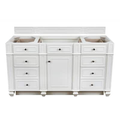 James Martin Vanities Bristol 60" Single Vanity, Bright White