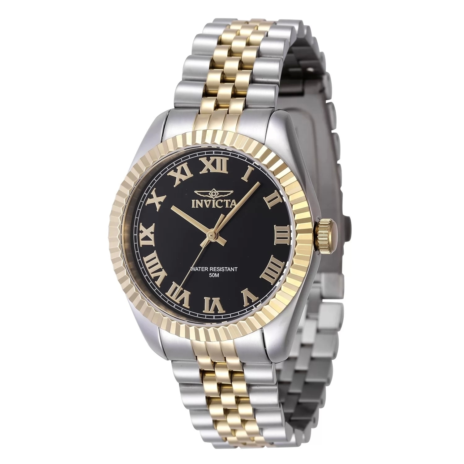 Invicta Women's 47413 Specialty Quartz 3 Hand Black Dial Watch
