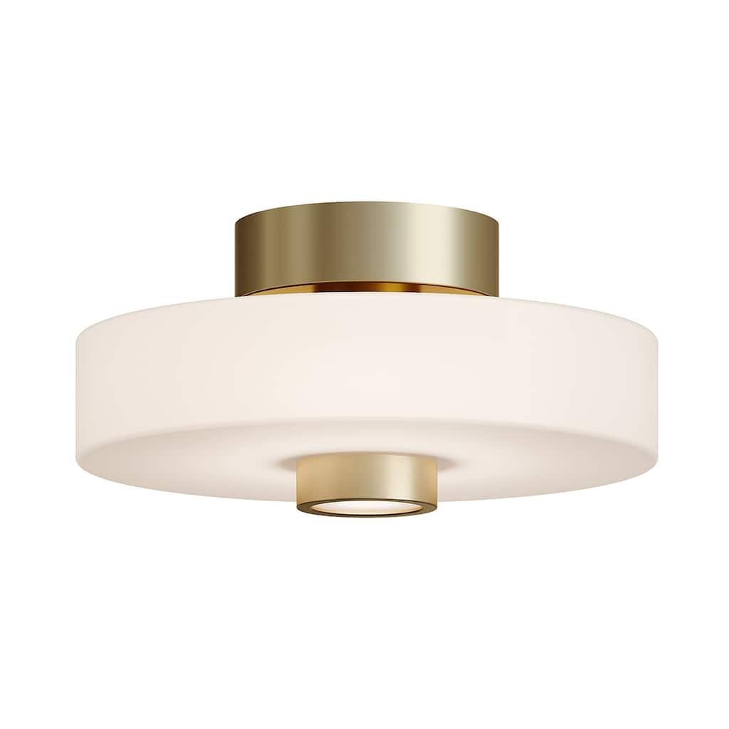 AFX SYDC13LAJUD Sydney 13" Wide Flush Mount Drum Ceiling Fixture