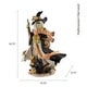preview thumbnail 7 of 6, Fitz and Floyd Halloween Harvest Witch Figurine, 16.75 Inch