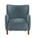 preview thumbnail 5 of 33, Christopher Knight Home - Parmelee Upholstered Wingback Club Chair with Plush Velvet and Solid Wood Legs