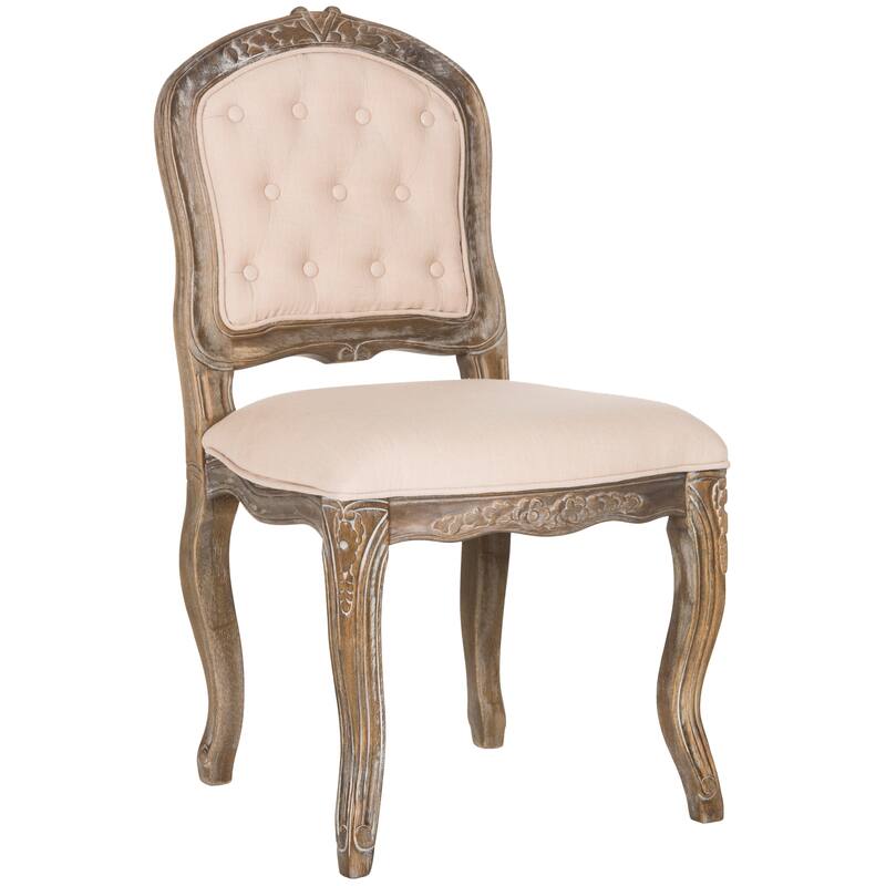 SAFAVIEH Jerilyn 20-inch French Leg Dining Chair (Set of 2) - 21" W x 25" D x 39" H - 21Wx25Dx39H