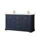 Option Dark Blue / Giotto Quartz Top / Brushed Gold