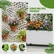 preview thumbnail 26 of 103, 72 in Metal Movable Planter Box with Trellis Privacy Screen Lockable Wheels