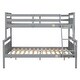 preview thumbnail 7 of 22, Twin Over Full Bunk Bed with Ladder & Guardrail