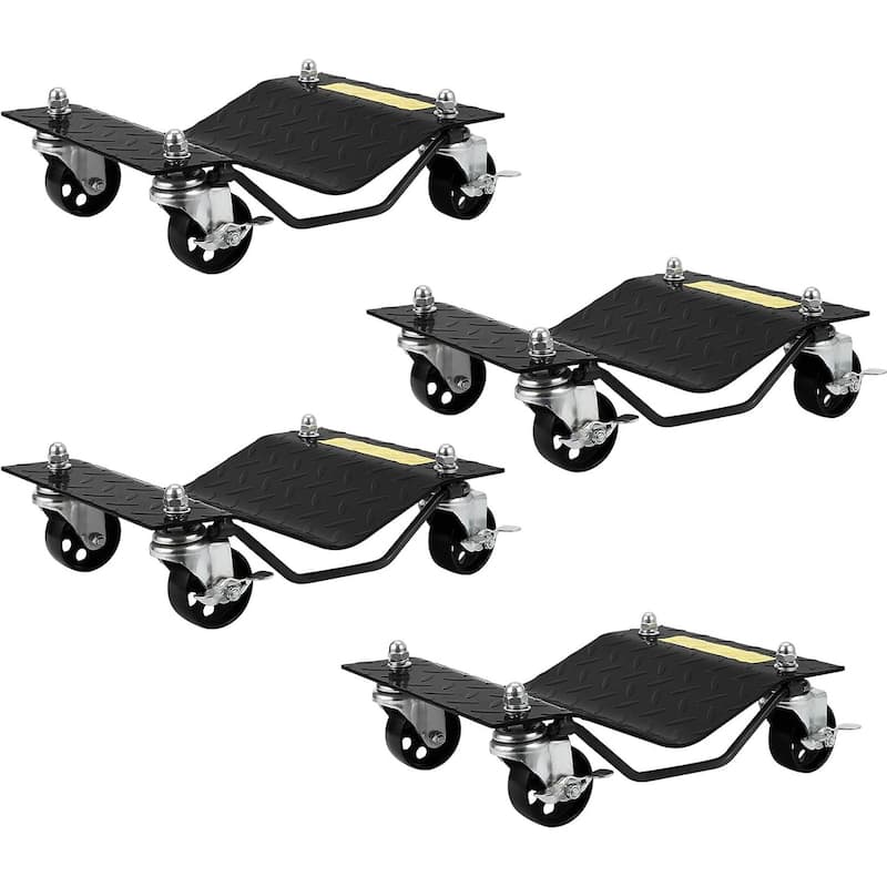 Heavy Duty Vehicle Wheel Dollies for Moving Cars, Trucks, SUVs