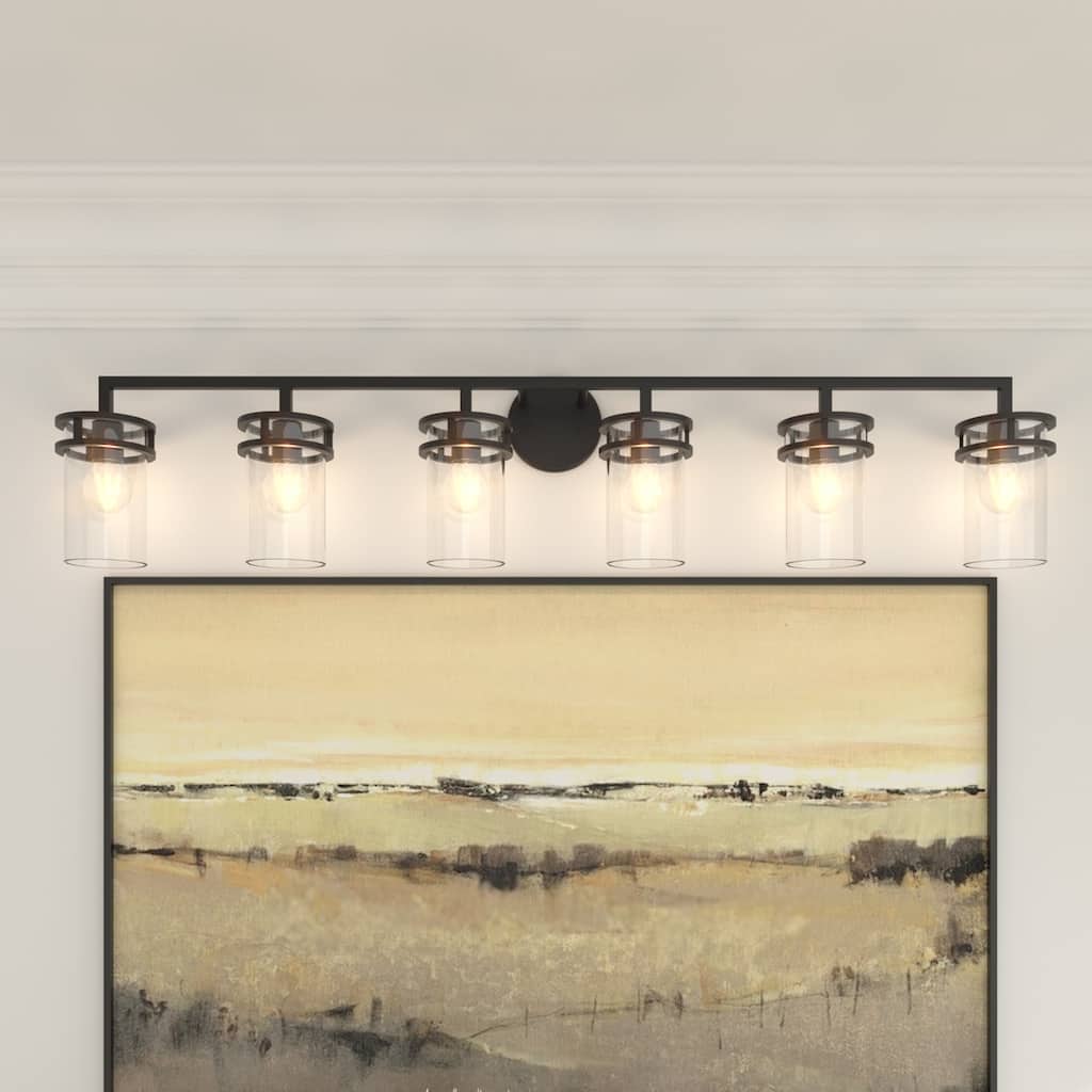 Acroma 6 - Light Dimmable Bathroom Vanity Light Product Name - Matte Black