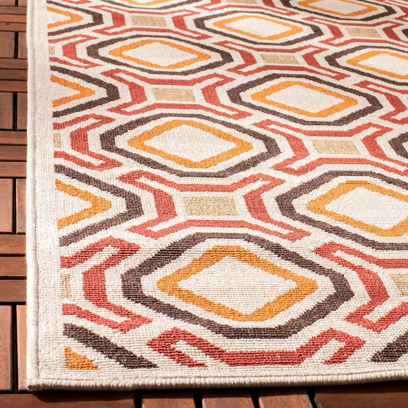 SAFAVIEH Veranda Marjetka Indoor/ Outdoor Waterproof Patio Backyard Rug