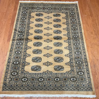 HERAT ORIENTAL Handmade Bokhara Wool Rug - 4' x 6'