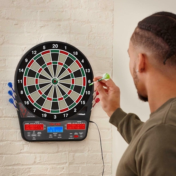 electronic dart board with screen