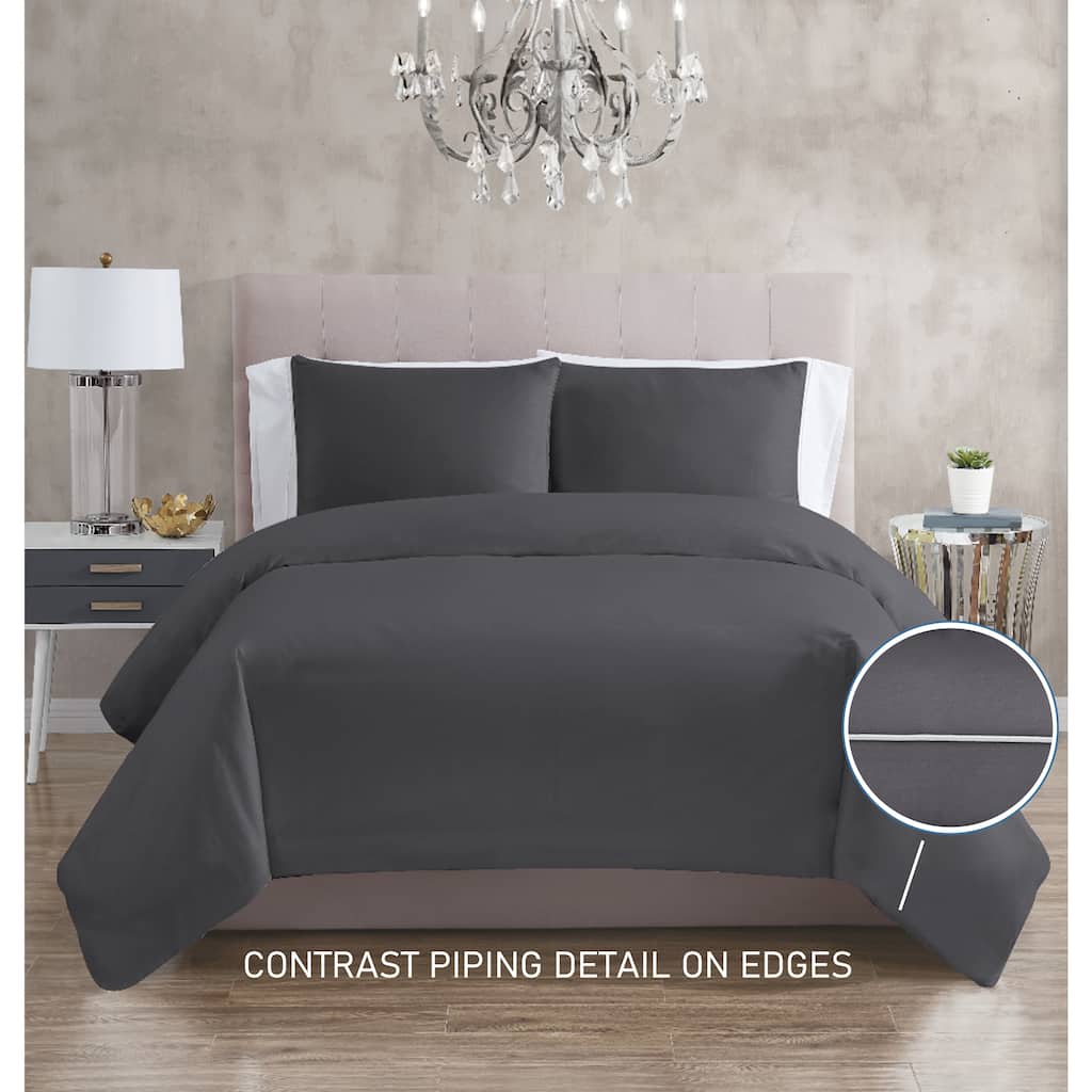Christian Siriano NY® 300TC Cotton Sateen 3 Piece Duvet Cover Set