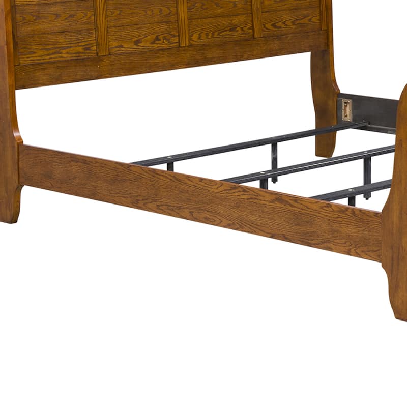 Liberty Furniture Grandpa's Cabin Sleigh Bed, Dresser, Mirror, Chest, Night Stand - California King, King or Queen