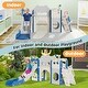 preview thumbnail 18 of 22, Toddler Slide, 8 in 1 Kids Indoor Slide for Toddler 1-3, Indoor Outdoor Toddler Playground, Baby Slide Toddler Slide Playset