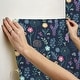 preview thumbnail 7 of 7, Disney Encanto Navy Embroidery Floral Peel and Stick Wallpaper by RoomMates