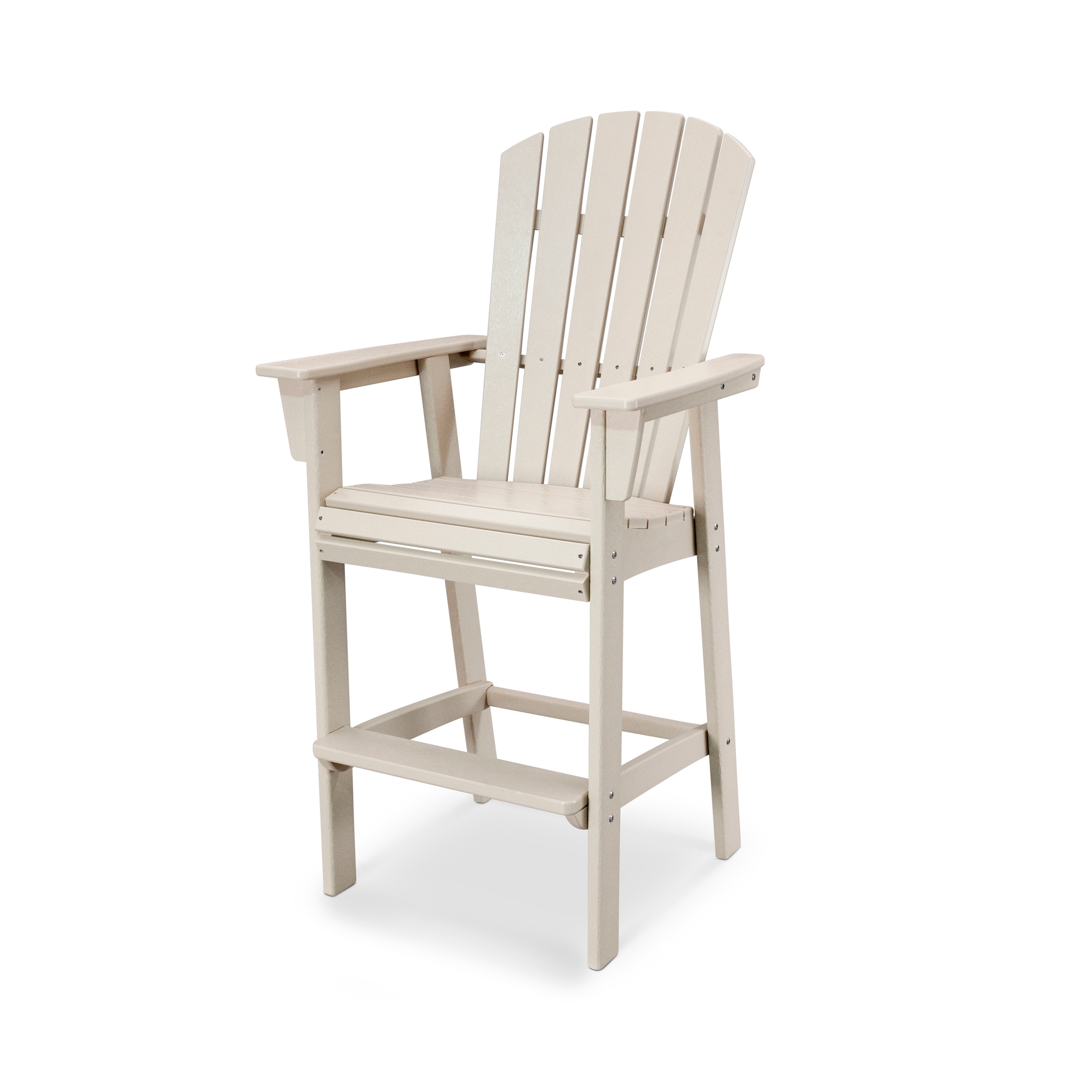 Polywood nautical 2025 adirondack bar chair