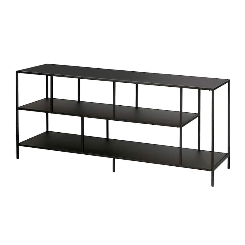 Winthrop Rectangular TV Stand with Metal Shelves for TV's up to 60"