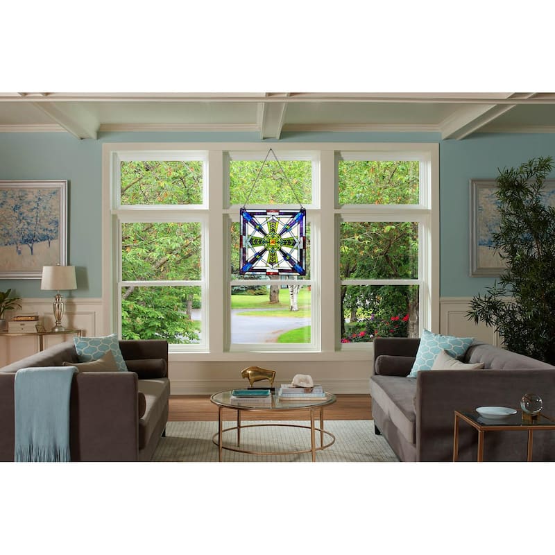 Geometric Design Window Panel/Sun Catcher - M
