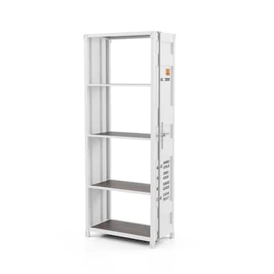 Carnsile Contemporary Open Back 4-Shelf Bookcase by Furniture of America