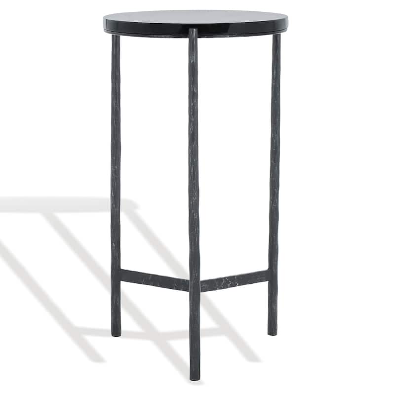 SAFAVIEH Couture Marylou Marble Top Drink Table - 13"W x 12"D x 23"H