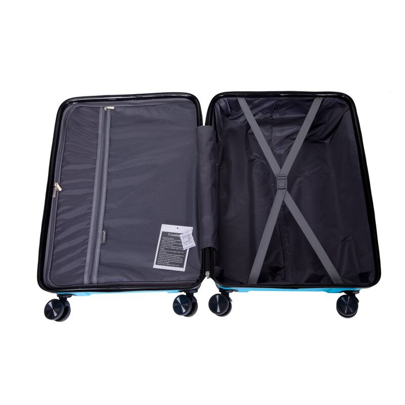 Merax 3 Piece High Quality Luggage Set, Hardshell Lightweight Durable Suitcase with TSA Lock and Spinner Wheels