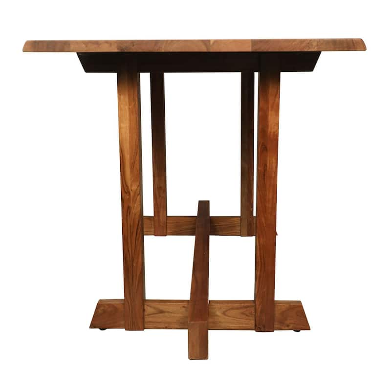 Rectangular Acacia Wood Dining Table - 48" - Golden Brown