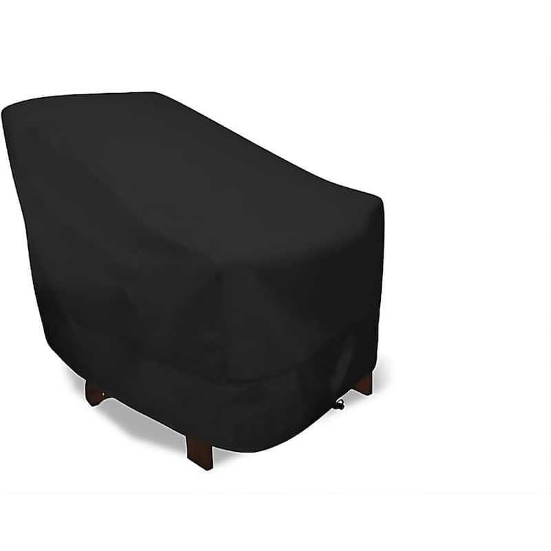 Eevelle Patio Adirondack Chair Cover Marinex Marine Grade Fabric - 35" x 35" x 36" - Black